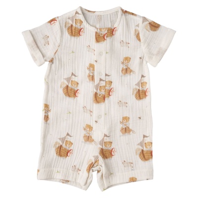 Песочник для мальчика Мишка с зайкой в кораблике Little Star 30171 01